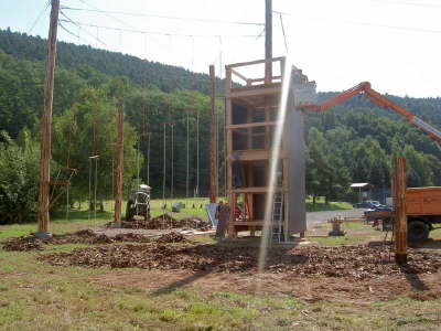 2 Seiten stehen schon vom Kletterturm